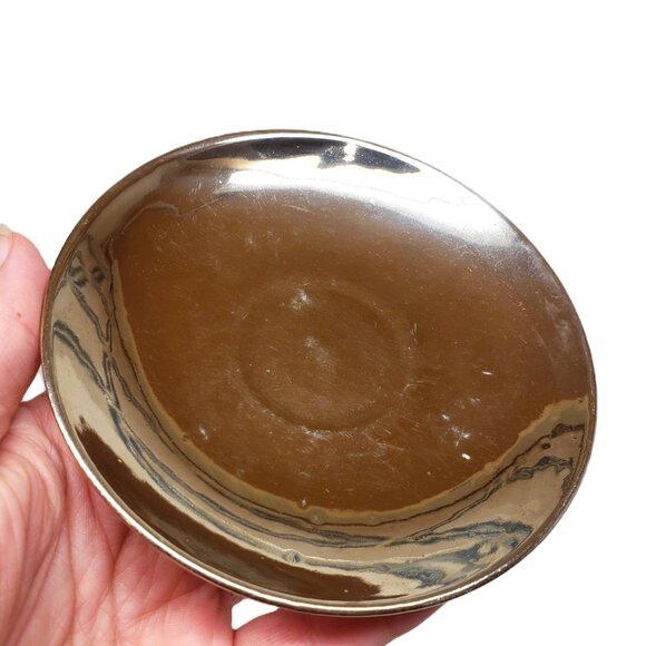 TLB Limoges Unique La Cremaillere Saucer Lot x2 Mirror 1929-1939 Set Touze Vtg - Picture 5 of 9